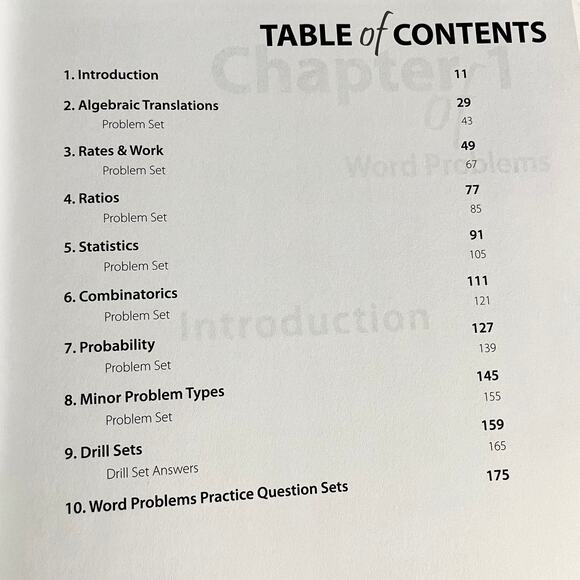 GRE Word Problems (Manhattan Prep GRE Strategy Guides) Book - Picture 5 of 6